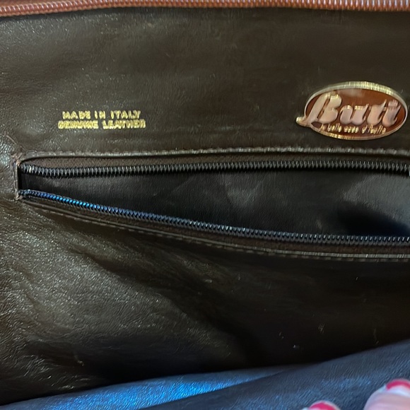 Buti Genuine leather brown bag made in Italy vintage RARE - Picture 4 of 10